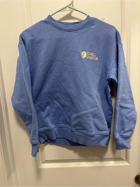 Fjallraven Fjall Raven Blue Sweatshirt With Embroidered Logo Size  XS